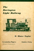 Book cover of The Davington Light Railway  by TAYLOR, M. Minter 